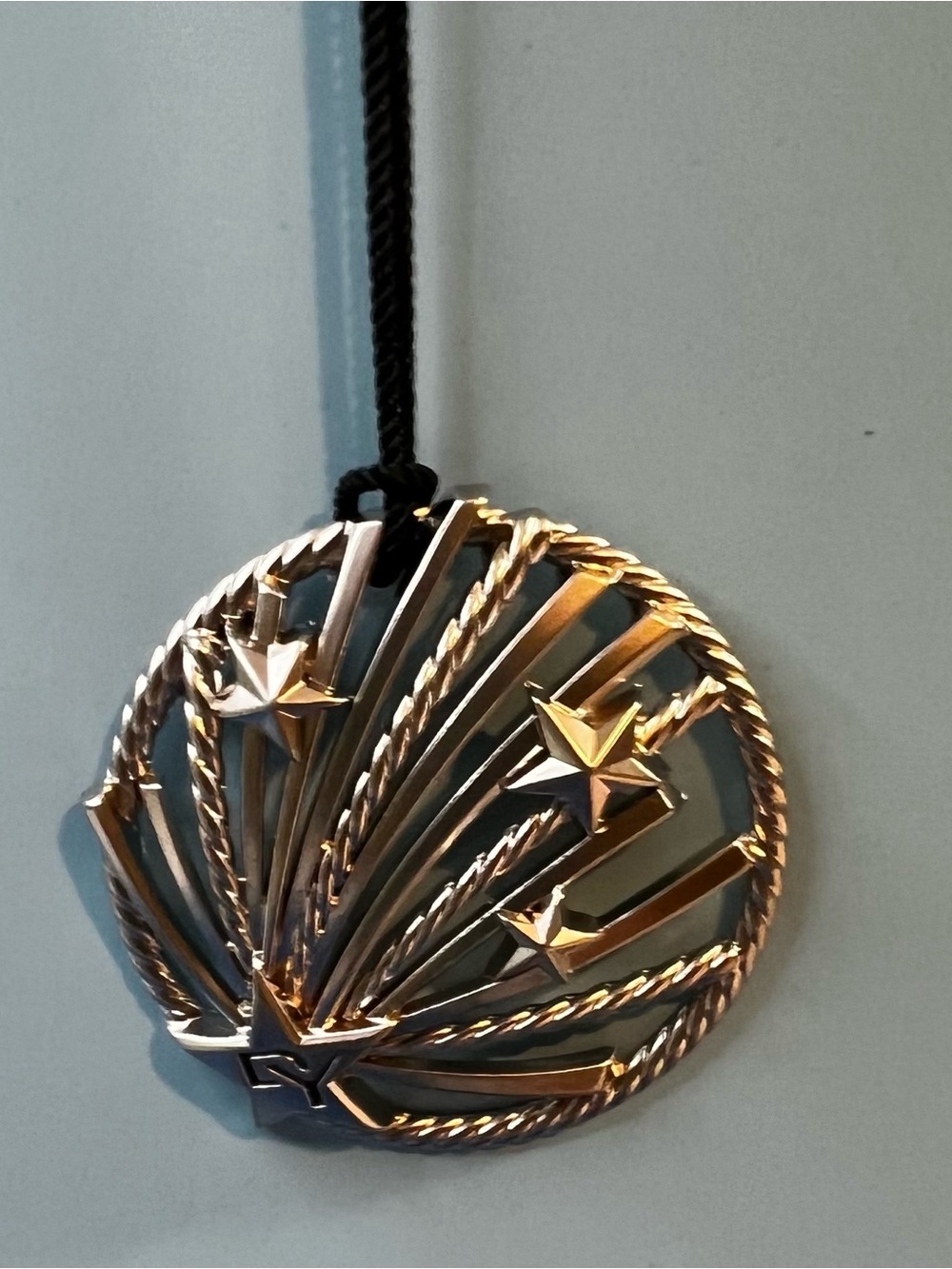David Yurman Gold Starburst Medallion ornament 2021